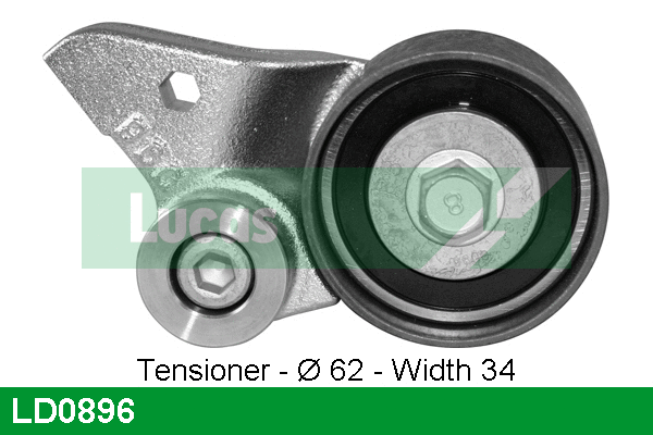Tensioner Pulley, timing belt (LD0896)