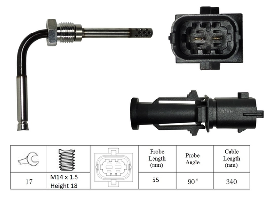 Sensor, exhaust gas temperature (LGS7073)