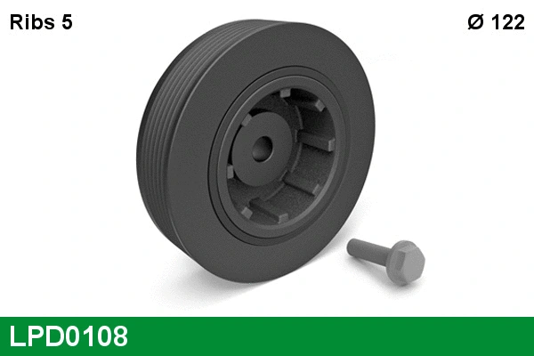 Belt Pulley, crankshaft (LPD0108)