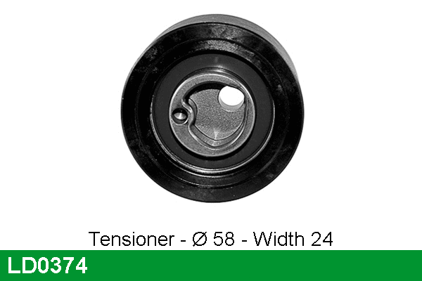 Tensioner Pulley, timing belt (LD0374)