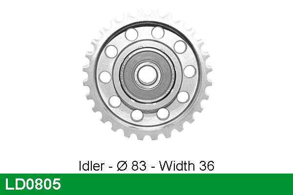 Tensioner Pulley, timing belt (LD0805)