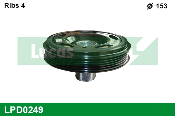 Belt Pulley, crankshaft (LPD0249)