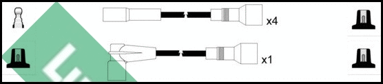 Ignition Cable Kit (LUC7159)