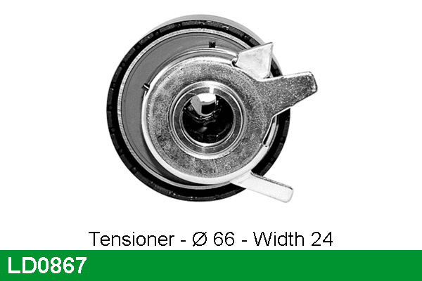 Tensioner Pulley, timing belt (LD0867)