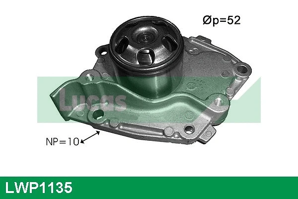 Water Pump, engine cooling (LWP1135)