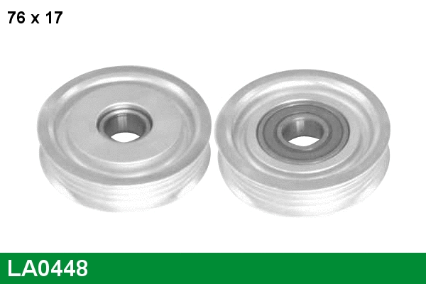 Deflection/Guide Pulley, V-ribbed belt (LA0448)