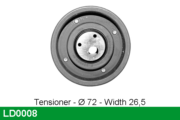 Tensioner Pulley, timing belt (LD0008)
