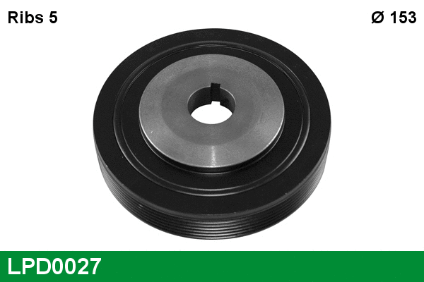 Belt Pulley, crankshaft (LPD0027)