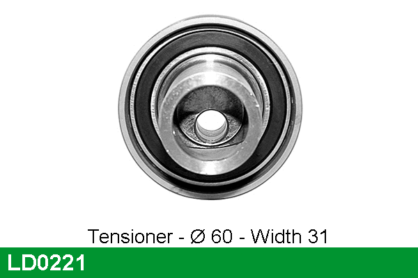 Tensioner Pulley, timing belt (LD0221)