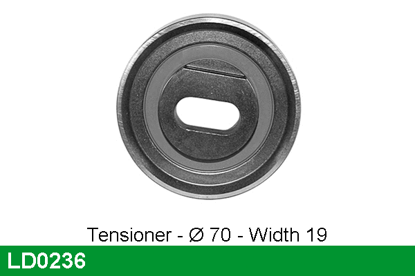 Tensioner Pulley, timing belt (LD0236)
