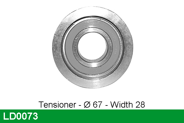 Tensioner Pulley, timing belt (LD0073)