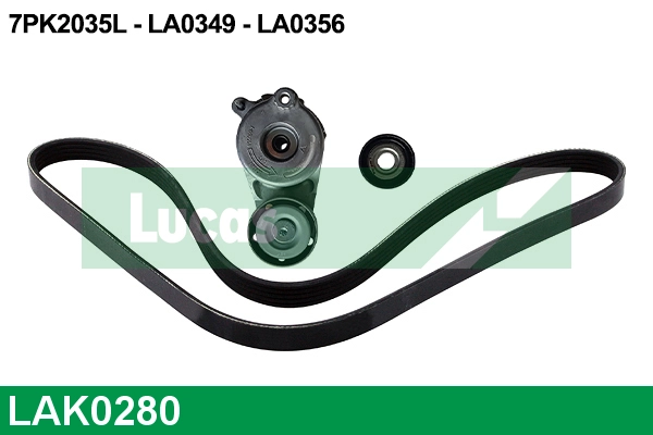 V-Ribbed Belt Set (LAK0280)