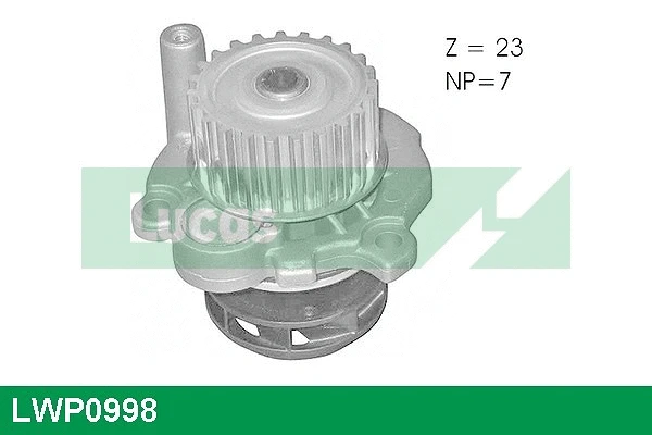 Water Pump, engine cooling (LWP0998)
