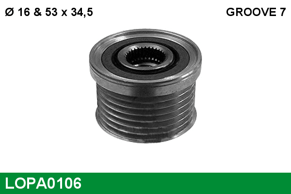 Alternator Freewheel Clutch (LOPA0106)