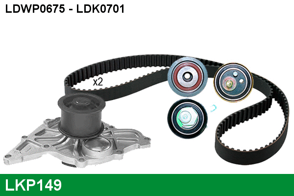 Water Pump & Timing Belt Kit (LKP149)
