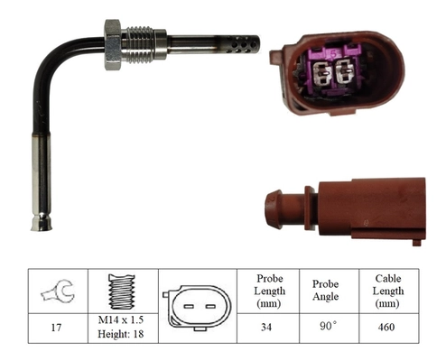 Sensor, exhaust gas temperature (LGS7110)