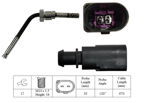 Sensor, exhaust gas temperature (LGS7109)