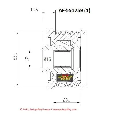 Belt Pulley, alternator