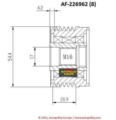 Belt Pulley, alternator