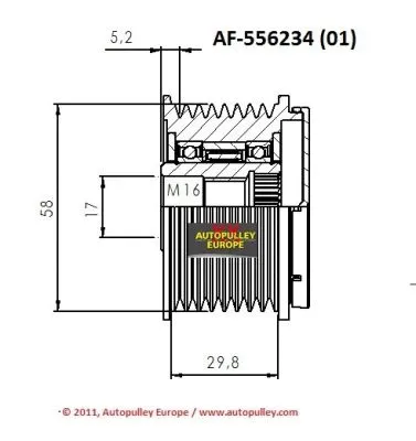 Belt Pulley, alternator