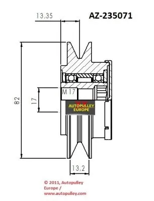 Belt Pulley, alternator