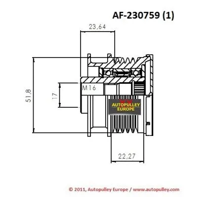 Belt Pulley, alternator