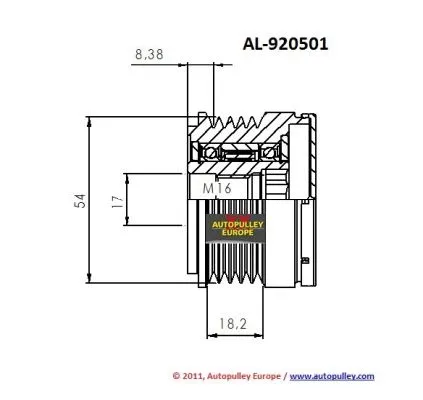 Belt Pulley, alternator