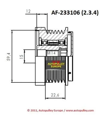 Belt Pulley, alternator