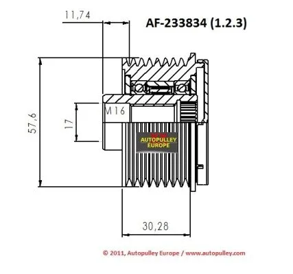 Belt Pulley, alternator