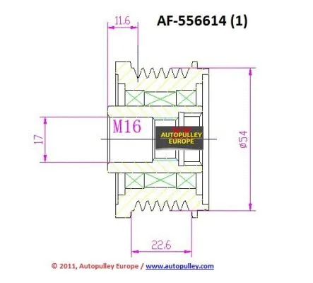Belt Pulley, alternator