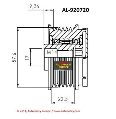 Belt Pulley, alternator