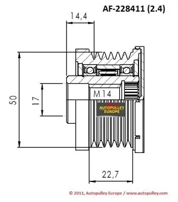 Belt Pulley, alternator