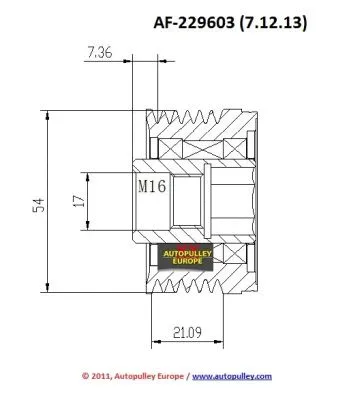 Belt Pulley, alternator