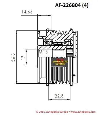 Belt Pulley, alternator