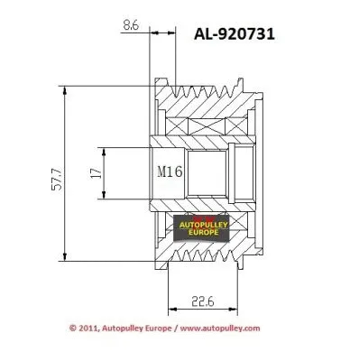 Belt Pulley, alternator