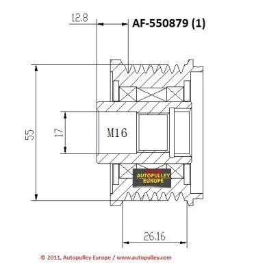 Belt Pulley, alternator