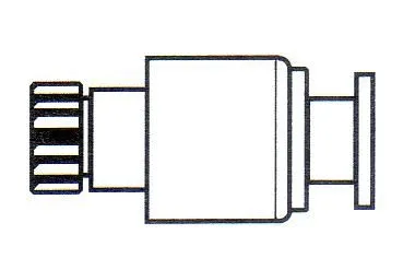 Pinion, starter (81-46-37)