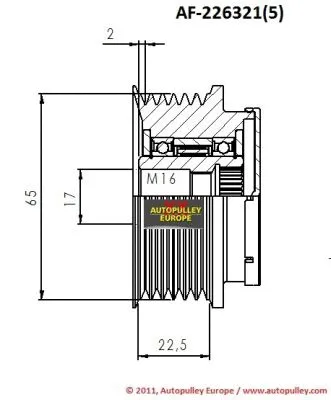 Belt Pulley, alternator