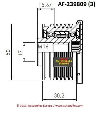 Belt Pulley, alternator