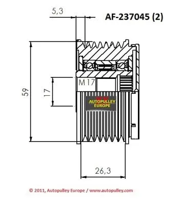 Belt Pulley, alternator