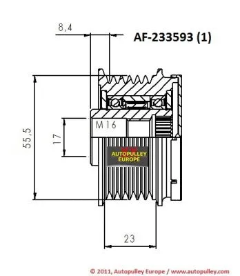 Belt Pulley, alternator