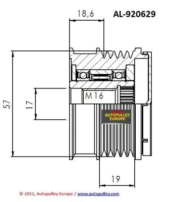 Belt Pulley, alternator