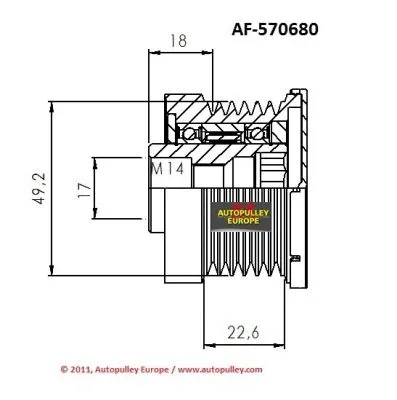Belt Pulley, alternator