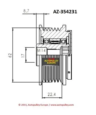 Belt Pulley, alternator