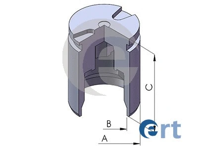 Piston, brake caliper (151627-C)
