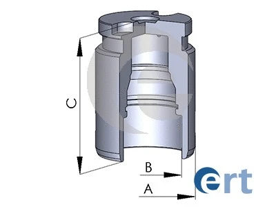 Piston, brake caliper (150400-C)