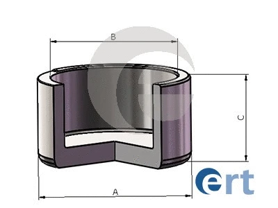 Piston, brake caliper (151582-C)