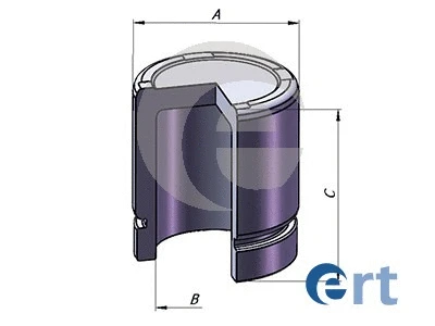 Piston, brake caliper (151248-C)
