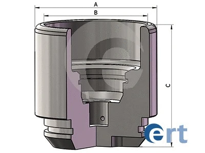 Piston, brake caliper (151454-C)