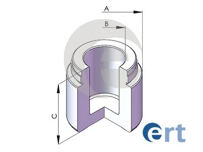 Piston, brake caliper (150977-C)